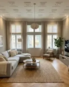 Altbau Vorhänge mit Stuck Vorhänge in Friedrichshain & Kreuzberg